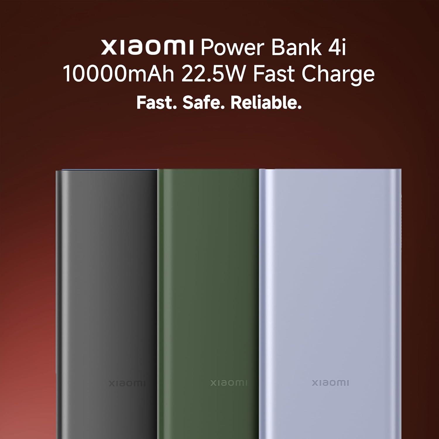 Xiaomi Power Bank 4i 10000mAh 22.5W Fast Charging PD|Smart 12 Layer Protection| Durable Steel Casing | Triple Output Ports | Supports All Phone (MI Power Bank) - Image 2